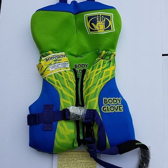 Life Jackets & Preservers Body Glove Infant Green/Blue Evoprene PFD